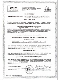 Protipožární dveře neměnnost výrobku