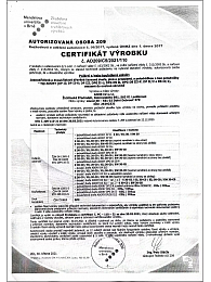 Protipožární dveře certifikát