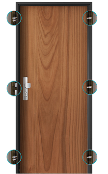 vstupní dveře těsnění